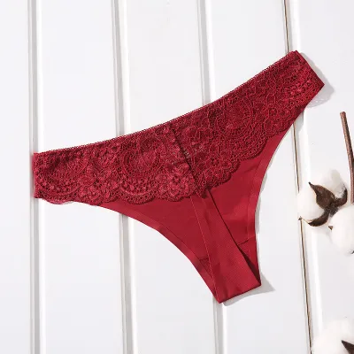 Women Fashion Sexy Leopard Floral Ice Silk Seamless Panties