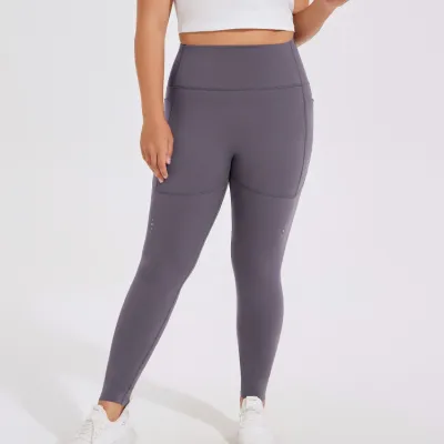 Women Plus Size High Waist Hip-Lift Sports Fitness Yoga Pants