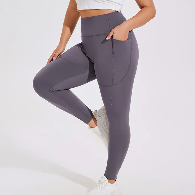Women Plus Size High Waist Hip-Lift Sports Fitness Yoga Pants