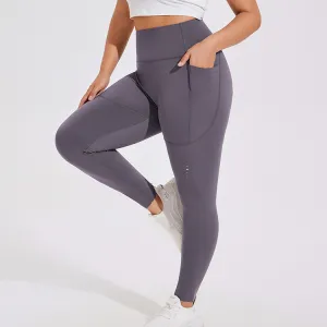 Women Plus Size High Waist Hip-Lift Sports Fitness Yoga Pants