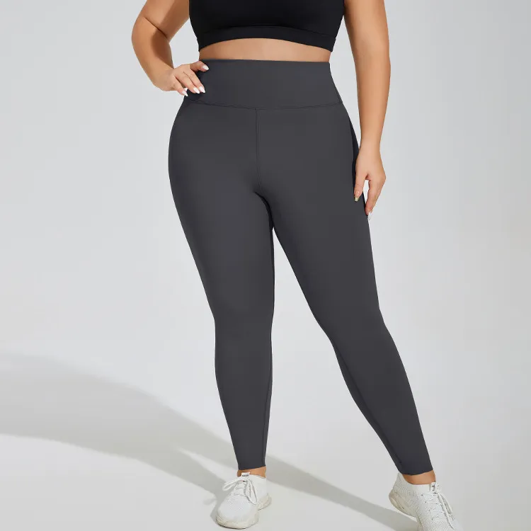 Women Plus Size High Waist Hip-Lift Yoga Fitness Pants