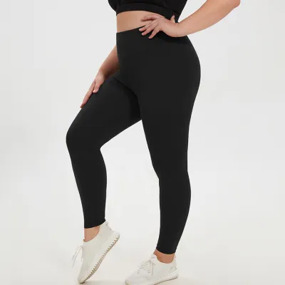 Women Plus Size High Waist Stretch Yoga Leggings