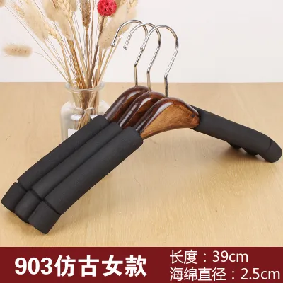 Simple Home Storage Non-Slip Sponge Foam Traceless Clothes Hangers