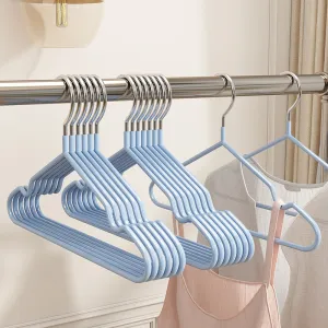 Simple Home Non-Slip Seamless Hanger 10Pcs-Dozen Dip Plastic Modern Simplicity