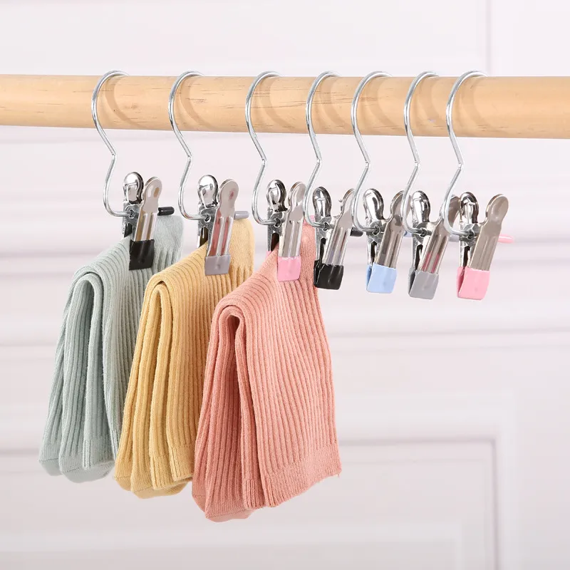 Multifunctional Hook Seamless Towel Hat Stainless Steel Hanger Clip Modern Simplicity