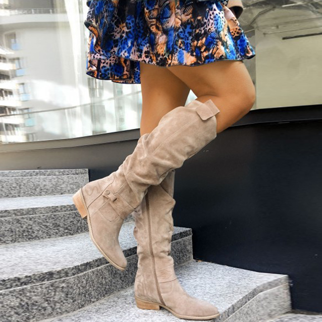 Wholesale Autumn Winter Women Fashion Plus Size Side Zipper