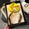 A0053 Small Tiny Flower Cheongsam Yellow