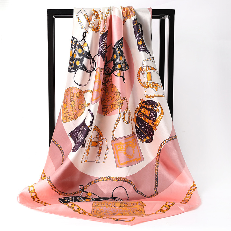 Wholesale Women Fashion Geometric Chain Floral Printed
