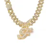 Gold Letter Necklace F
