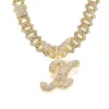 Gold Alphabet Necklaces X