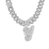 Silver Letter Necklace Y