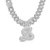 Silver Letter Necklace Z