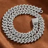 Silver 14Mm Cuban Chain