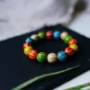 823A 8Mm Pumpkin Beads (Random Color Difference)