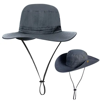 Simple Neutral Outdoor Mountaineering Fishing Sunshade Bucket Hat