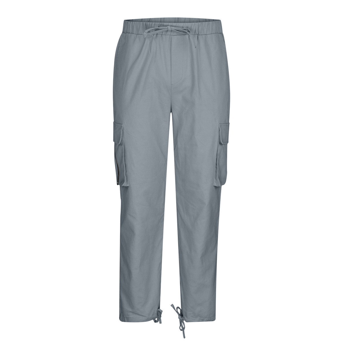 Wholesale Men Fashion Casual Solid Color Straight Cargo Pants