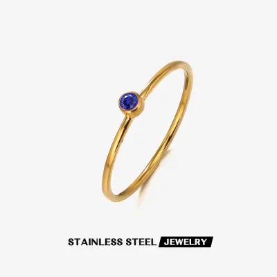 Fashion Simple Geometric Stainless Steel Ring