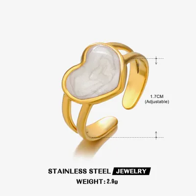Fashion Stainless Steel Geometric Ring for Women