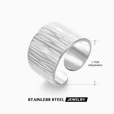 Fashion Simple Irregular Geometric Stainless Steel Ring