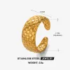 Gold Geometric Ring