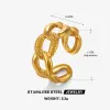 Gold Chain Ring