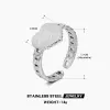 Steel Love Ring-ZN037S