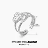 Steel Love Ring-ZN042S