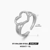 Steel Love Ring-ZN043S