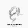 Steel Love Ring-ZN031S