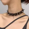 Black Rivet Collar