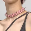 Pink Rivet Collar