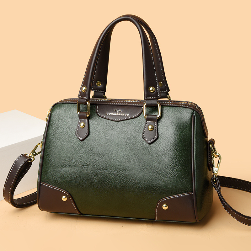バッグ everyone original boston TEMBEA Woman BROWN T Timeless Shopping Bag in Leather Small