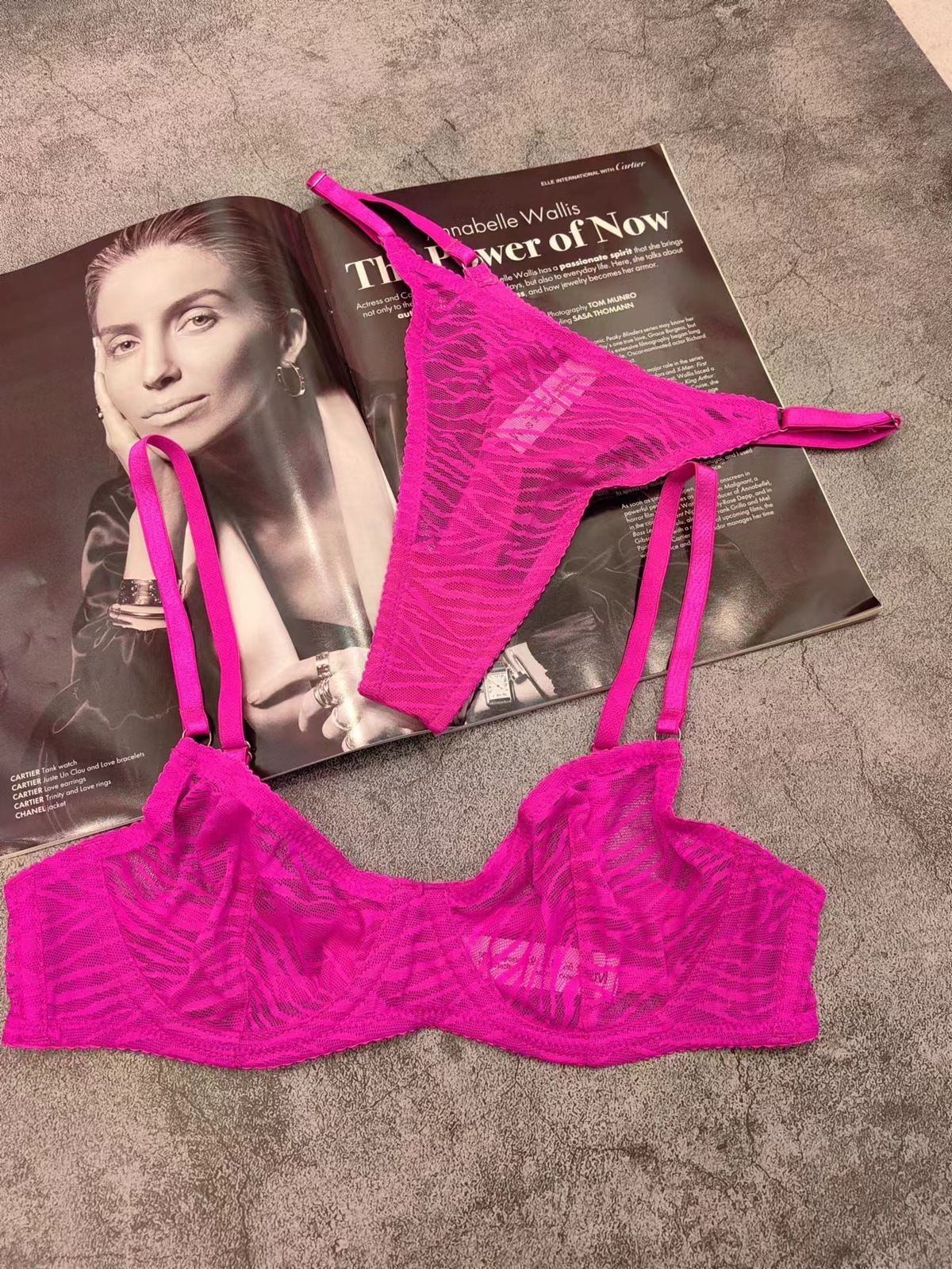 Encaje Lenceria Ag Wholesale Conjunto De Lencería De Dos Piezas De