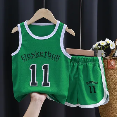 Kids Toddler Big Boys Summer Casual Sports Alphabet Print Sleeveless Tank Top and Shorts Set