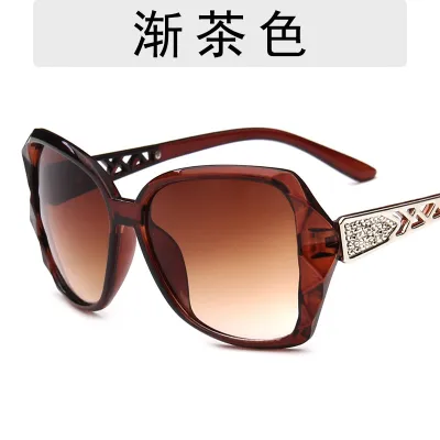 Summer Women Fashion Sunscreen Large Frame Square Sunglasses
