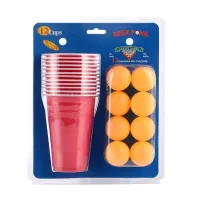 12 Red Cups 12 Yellow Balls