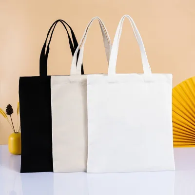 Large Capacity Canvas Tote Bag With Bottom And Side