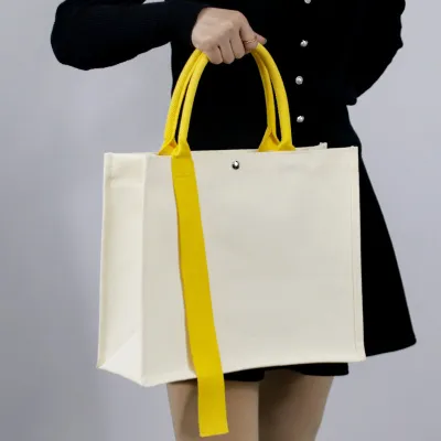 Large Capacity Thickened Canvas Tote Bags for Women