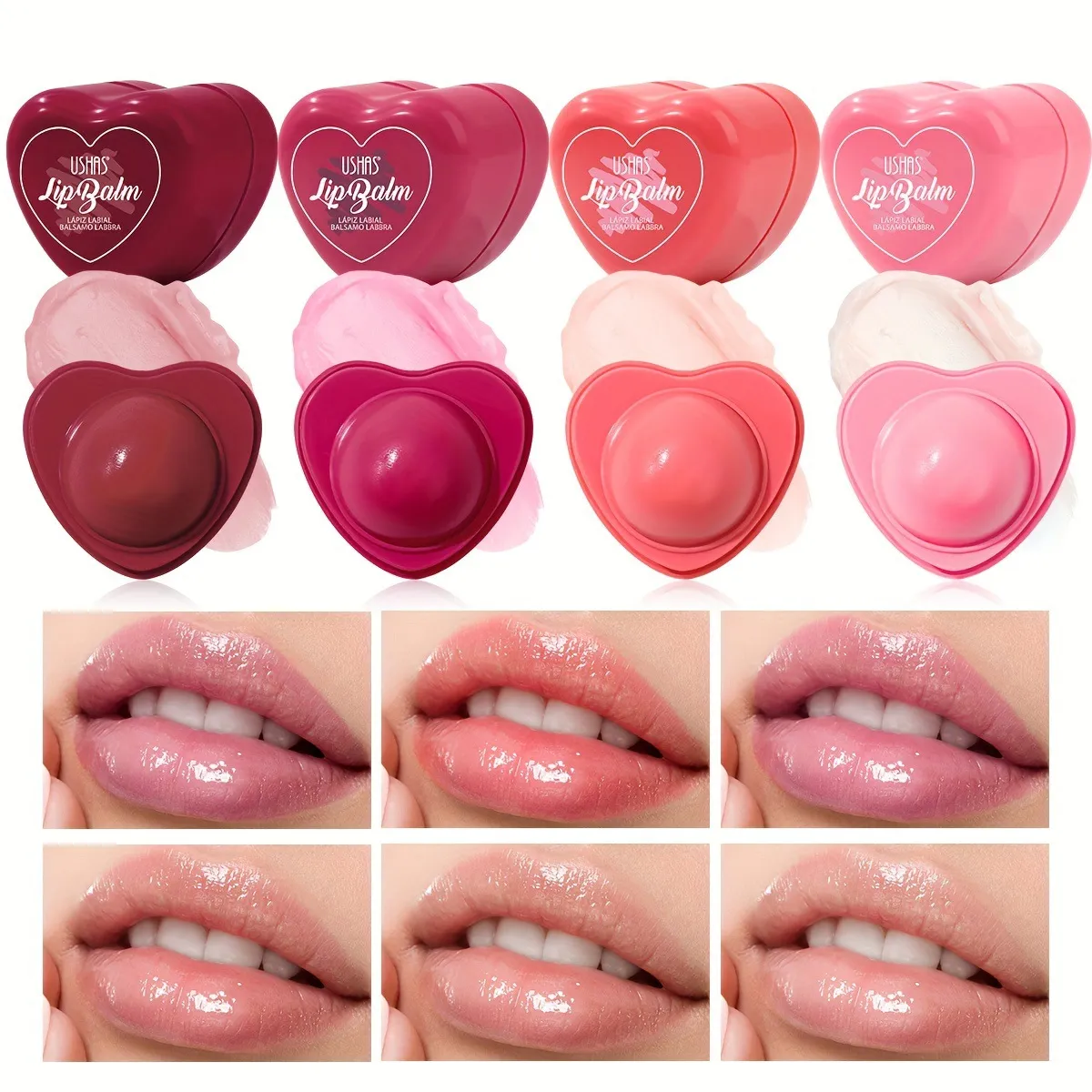 USHAS Women Simple Hydrating Moisturizing Lip Gloss