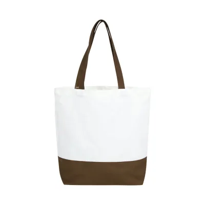 Large Capacity Multicolor Stitching Canvas Tote Bag Shoulder Bag