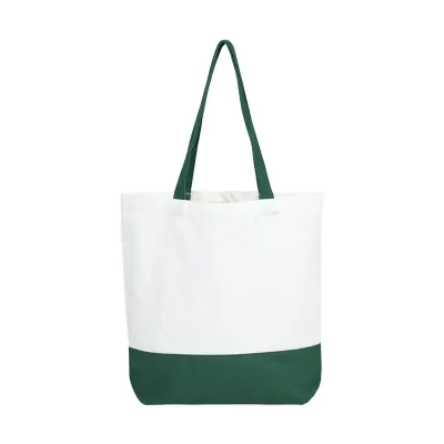 Large Capacity Multicolor Stitching Canvas Tote Bag Shoulder Bag