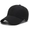Black Cotton Light Plate Baseball Cap