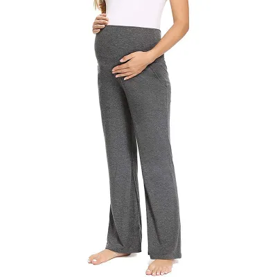 Pregnant Women Loose Casual Elastic Comfortable High Waist Pants