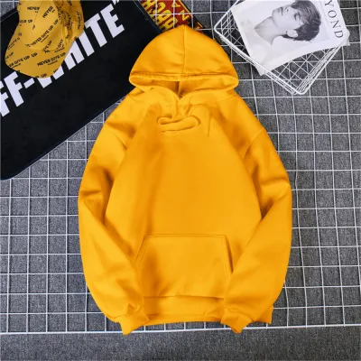 Autumn Winter Women Loose Solid Color Long Sleeve Pocket Hoodies
