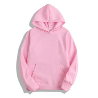 Autumn Winter Women Loose Solid Color Long Sleeve Pocket Hoodies