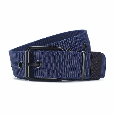 Men's Fashion Casual Square Pin Buckle Canvas Belt