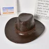Dark Coffee (Leather Cowboy Hat)