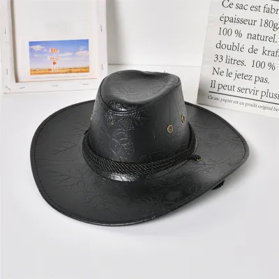 Fashion Retro Alpaca Wool Sunshade Western Cowboy Hat