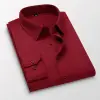 Long Sleeve Burgundy Shirt (No Pocket)