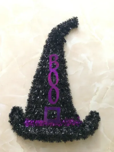 Halloween Flower Pendant Spider Wall Hanging Witch Hat Ghost Decor